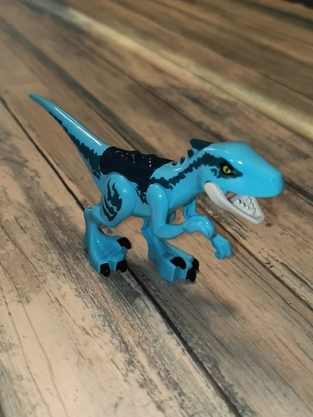 Authentic LEGO Jurassic World Blue Raptor Figure